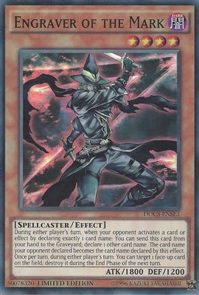 Engraver of the Mark (Super Rare) [DOCS-ENSE3] Limited