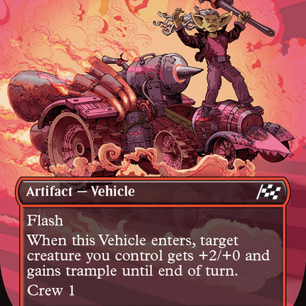 Burner Rocket (Borderless) [Aetherdrift] Foil