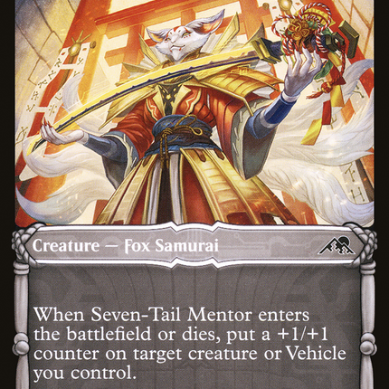Seven-Tail Mentor (Showcase) [Kamigawa: Neon Dynasty]