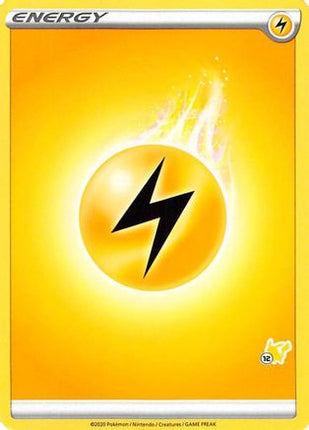 Lightning Energy (# Pikachu Stamped) undefined- Battle Academy 2022