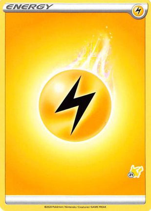 Lightning Energy (# Pikachu Stamped) undefined- Battle Academy 2022