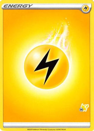 Lightning Energy (# Pikachu Stamped) undefined- Battle Academy 2022
