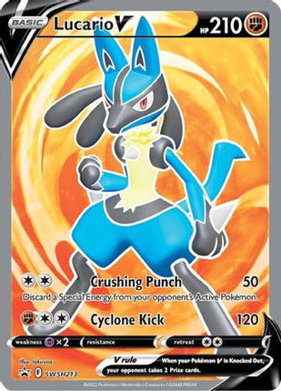 Lucario V - SWSH213 - SWSH213/null [SWSH: Sword & Shield Promo Cards] Holofoil