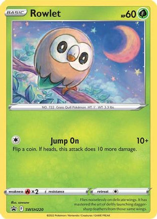 Rowlet - SWSH220 - SWSH220/null [SWSH: Sword & Shield Promo Cards] Holofoil