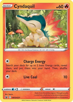 Cyndaquil - SWSH221 - SWSH221/null [SWSH: Sword & Shield Promo Cards] Holofoil