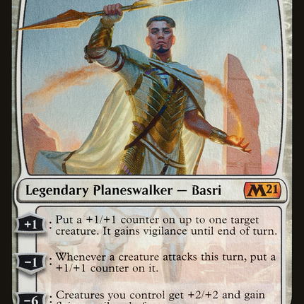 Basri, Devoted Paladin [Core Set 2021] Foil