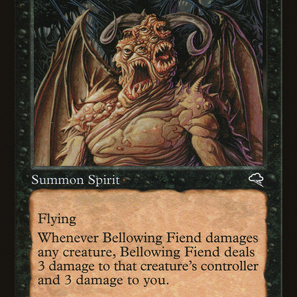 Bellowing Fiend (108) [Tempest]