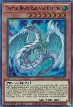 Crystal Beast Rainbow Dragon (Ultra Rare) [GFP2-EN001] 1st Edition