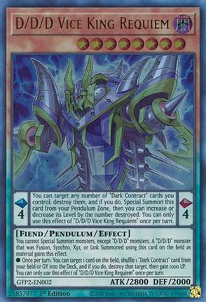D/D/D Vice King Requiem (Ultra Rare) [GFP2-EN002] 1st Edition