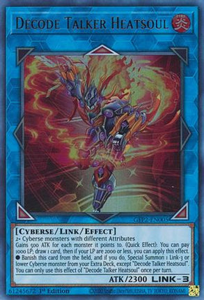 Decode Talker Heatsoul (Ultra Rare) [GFP2-EN005] 1st Edition