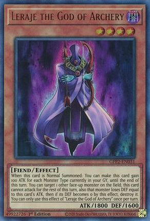 Leraje the God of Archery (Ultra Rare) [GFP2-EN031] 1st Edition