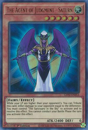 The Agent of Judgment - Saturn (Ultra Rare) [GFP2-EN053] 1st Edition