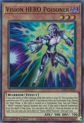 Vision HERO Poisoner (Ultra Rare) [GFP2-EN058] 1st Edition