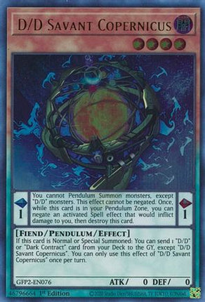 D/D Savant Copernicus (Ultra Rare) [GFP2-EN076] 1st Edition