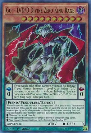 Go! - D/D/D Divine Zero King Rage (Ultra Rare) [GFP2-EN080] 1st Edition