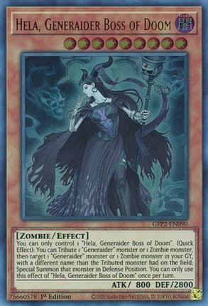 Hela, Generaider Boss of Doom (Ultra Rare) [GFP2-EN090] 1st Edition