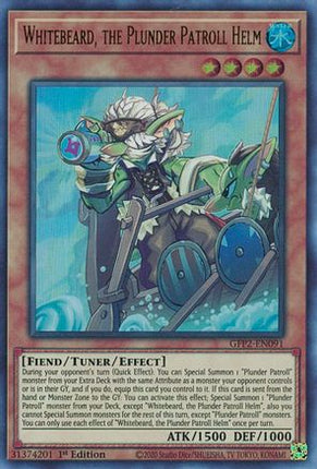 Whitebeard, the Plunder Patroll Helm (Ultra Rare) [GFP2-EN091] 1st Edition