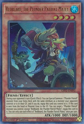 Redbeard, the Plunder Patroll Matey (Ultra Rare) [GFP2-EN092] 1st Edition