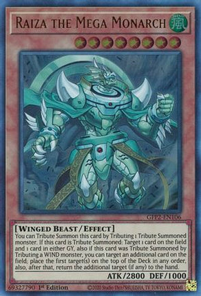 Raiza the Mega Monarch (Ultra Rare) [GFP2-EN106] 1st Edition