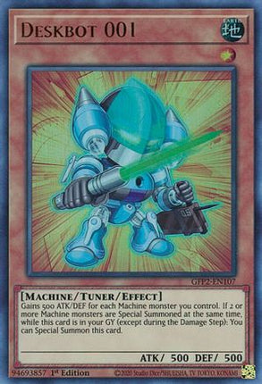 Deskbot 001 (Ultra Rare) [GFP2-EN107] 1st Edition