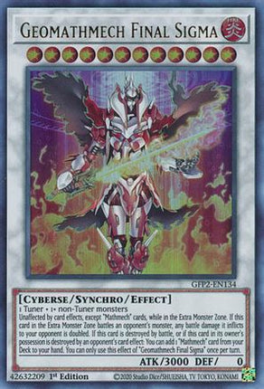 Geomathmech Final Sigma (Ultra Rare) [GFP2-EN134] 1st Edition