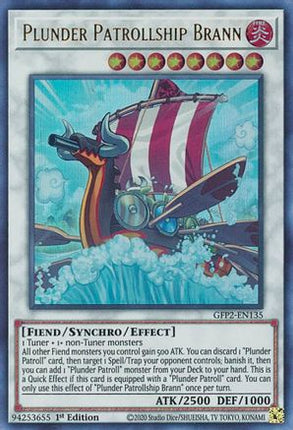 Plunder Patrollship Brann (Ultra Rare) [GFP2-EN135] 1st Edition