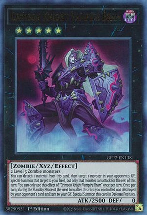 Crimson Knight Vampire Bram (Ultra Rare) [GFP2-EN138] 1st Edition