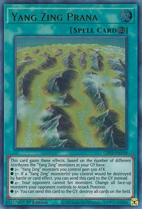 Yang Zing Prana (Ultra Rare) [GFP2-EN158] 1st Edition