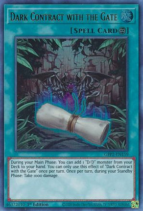 Dark Contract with the Gate (Ultra Rare) [GFP2-EN159] 1st Edition