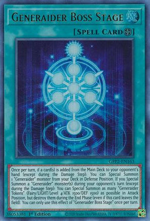 Generaider Boss Stage (Ultra Rare) [GFP2-EN163] 1st Edition