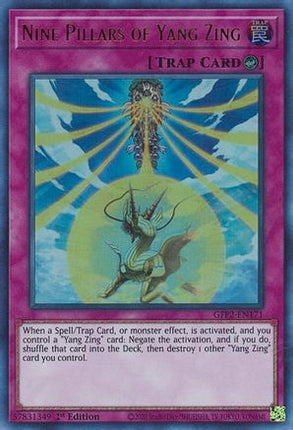 Nine Pillars of Yang Zing (Ultra Rare) [GFP2-EN171] 1st Edition