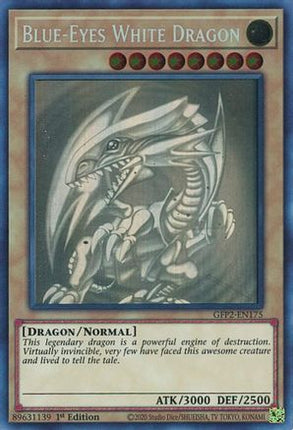 Blue-Eyes White Dragon (Ghost Rare)  [GFP2-EN175] 1st Edition