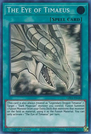 The Eye of Timaeus (Ghost Rare)  [GFP2-EN183] 1st Edition