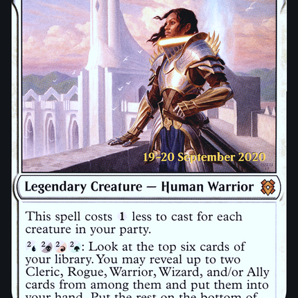 Tazri, Beacon of Unity [Zendikar Rising Promos] Prerelease Foil