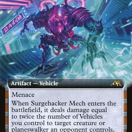 Surgehacker Mech (Extended Art) [Kamigawa: Neon Dynasty]