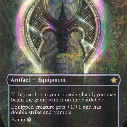 Leyline Axe (Borderless) [Foundations] Mana Foil