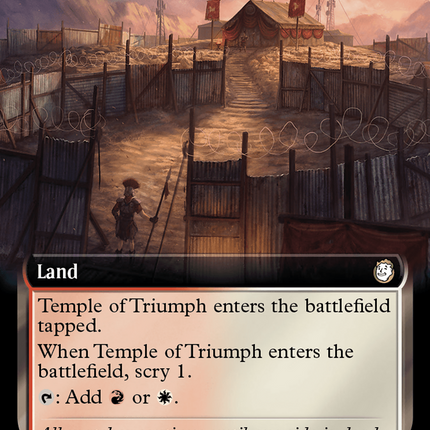 Temple of Triumph (Extended Art) [Fallout] Surge Foil