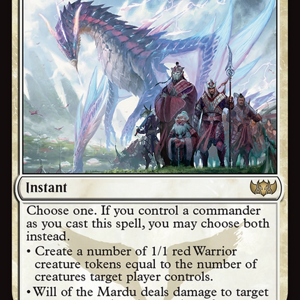 Will of the Mardu [Commander: Tarkir: Dragonstorm]