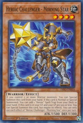 Heroic Challenger - Morning Star (Common / Short Print) [DIFO-EN016] 1st Edition