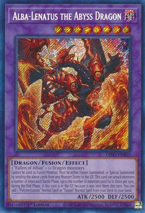 Alba-Lenatus the Abyss Dragon (Secret Rare) [DIFO-EN035] 1st Edition