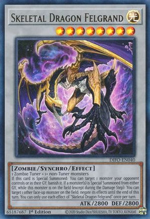 Skeletal Dragon Felgrand (Ultra Rare) [DIFO-EN040] 1st Edition