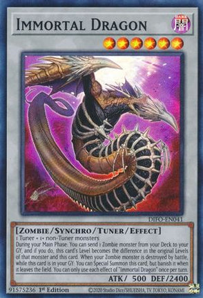Immortal Dragon (Super Rare) [DIFO-EN041] 1st Edition