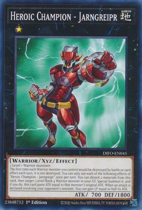 Heroic Champion - Jarngreipr (Common / Short Print) [DIFO-EN045] 1st Edition