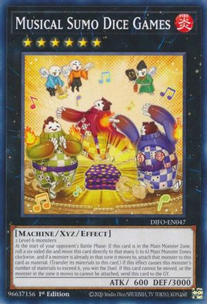 Musical Sumo Dice Games (Common / Short Print) [DIFO-EN047] 1st Edition