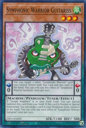 Symphonic Warrior Guitariss (Common / Short Print) [DIFO-EN020] 1st Edition