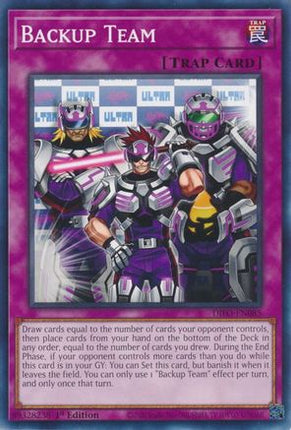 Backup Team (Common / Short Print) [DIFO-EN085] 1st Edition