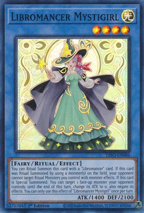 Libromancer Mystigirl (Super Rare) [DIFO-EN086] 1st Edition