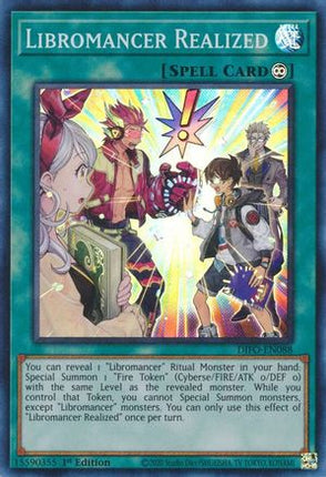 Libromancer Realized (Super Rare) [DIFO-EN088] 1st Edition