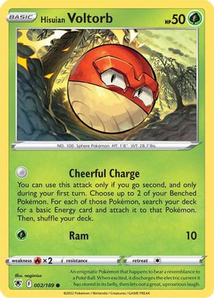 Hisuian Voltorb - 2/189 [SWSH10: Astral Radiance] Reverse Holofoil