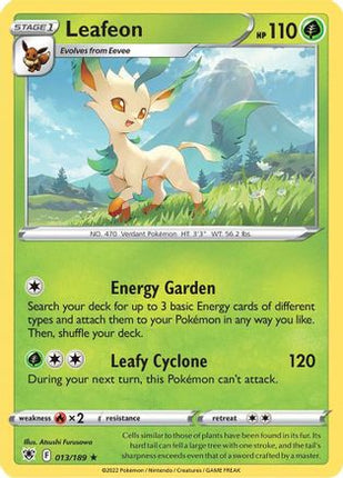 Leafeon - 13/189 [SWSH10: Astral Radiance] Reverse Holofoil
